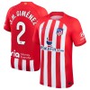 Maillot de Supporter Atlético Madrid J.M. Gimenez 2 Domicile 2023-24 Pour Homme